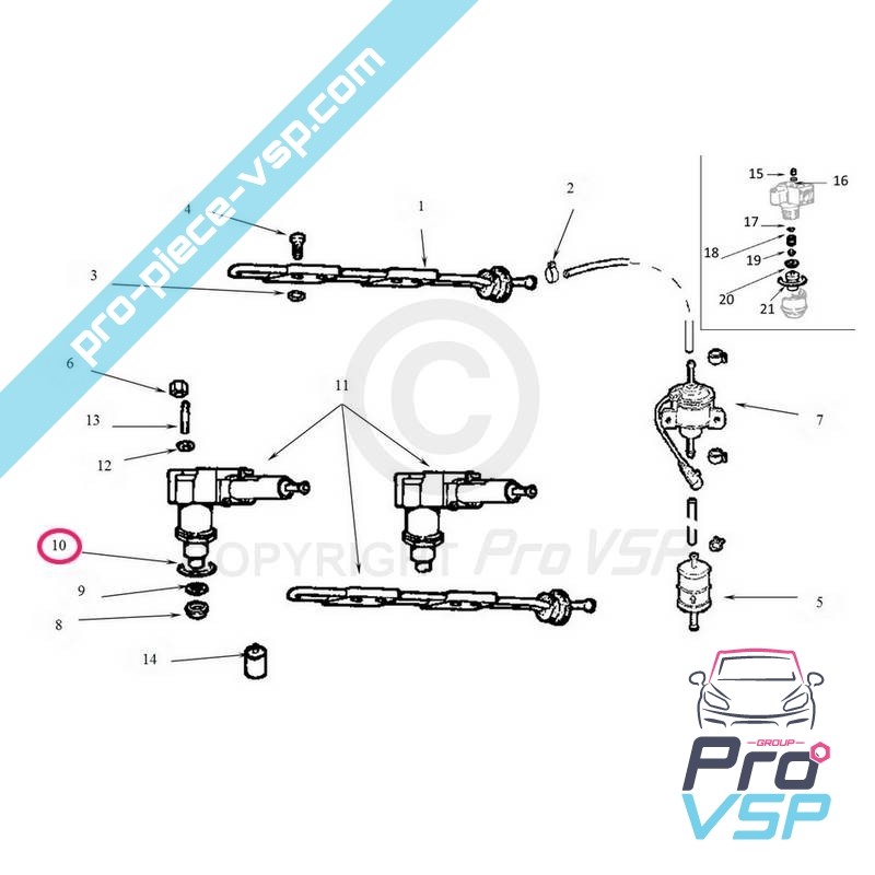 Injector joint pump