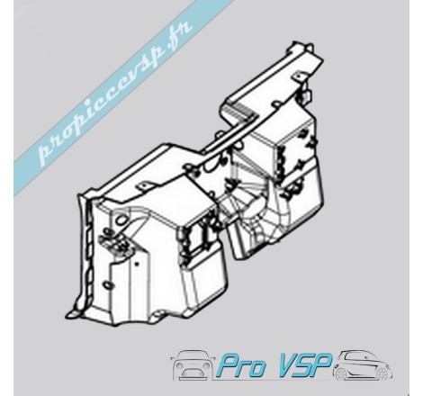 Front apron for binding js50 js50l microcar mgo 3 ( climatisation )