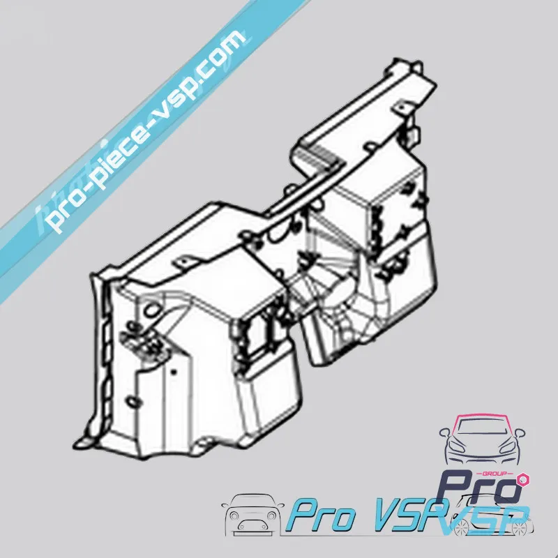 Tablier avant pour ligier js50 js50l microcar mgo 3 ( climatisation )