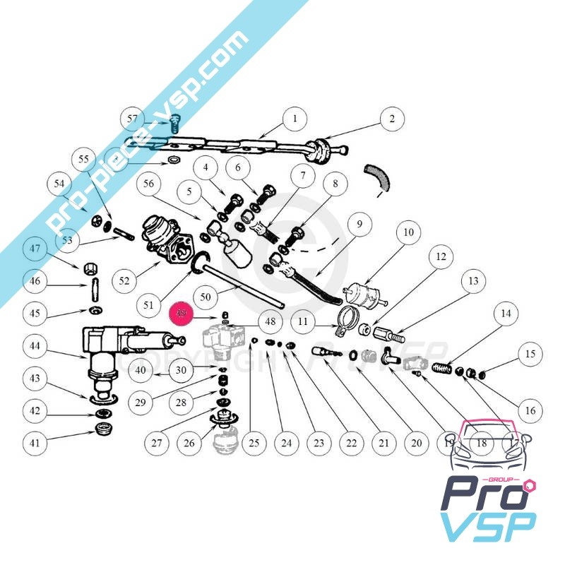 Anti-return valve pump injector
