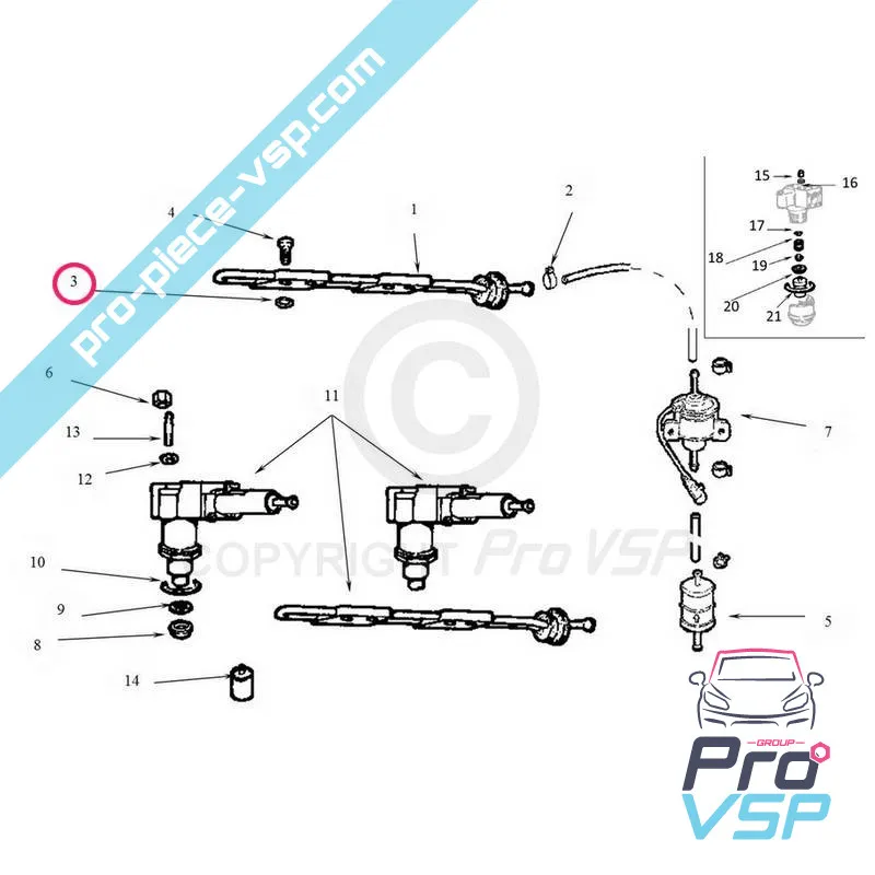 Rampa O-Ring em Diesel
