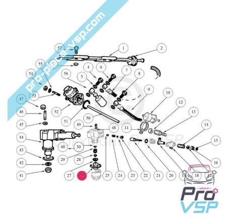 Nose of injector