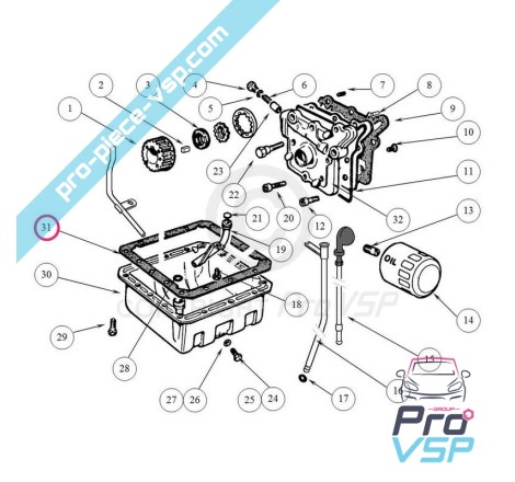 Oil pan seal