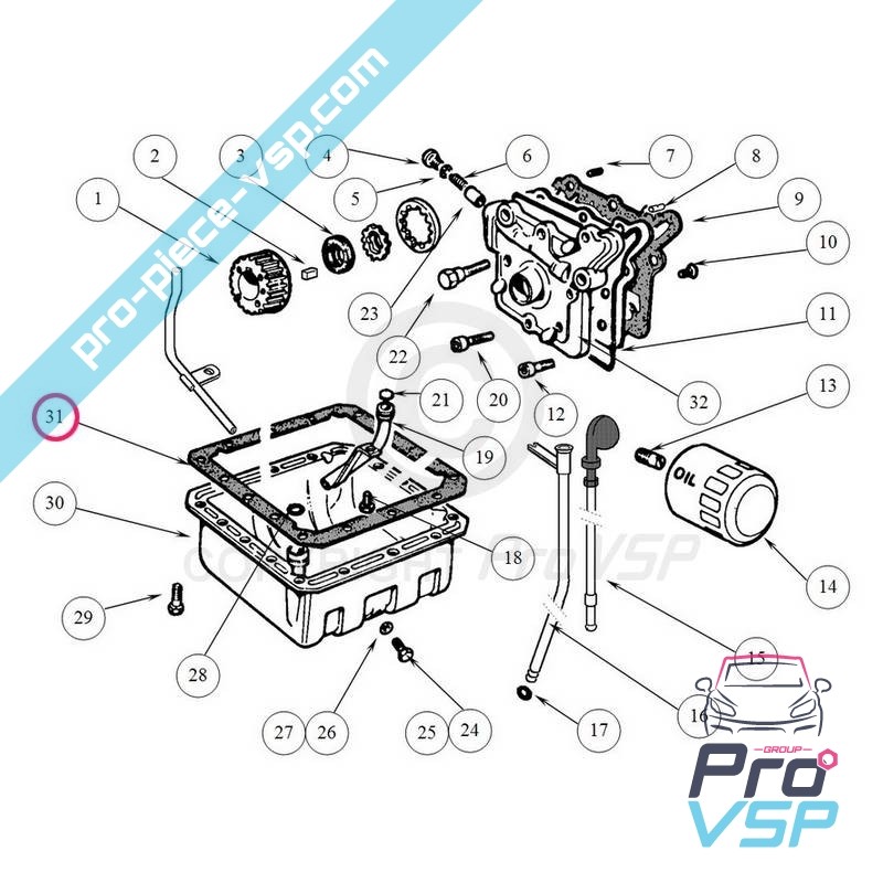 Oil pan seal