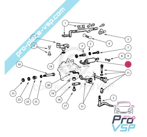 Cassette d'accélération 3200 tours/min