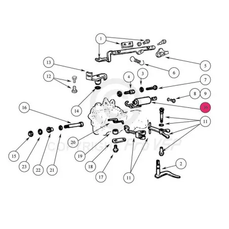 Kiihdytyskasetti 3600 Tours Engine Lombardini