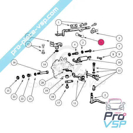 Pump injector reminder spring Lombardini Focs