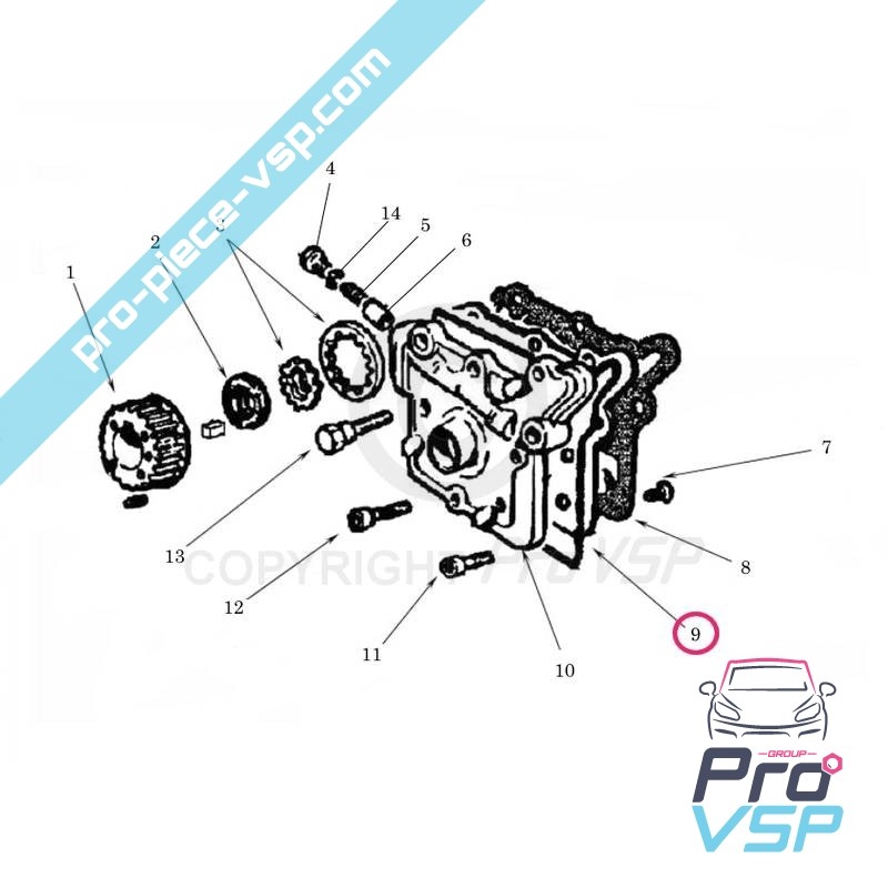 Oil pump coil