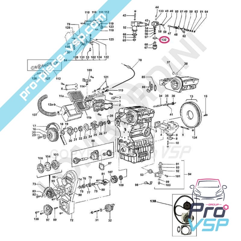 Inyector conjunto de ECU