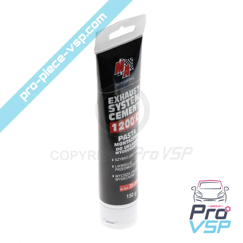 Exhaust assembly paste