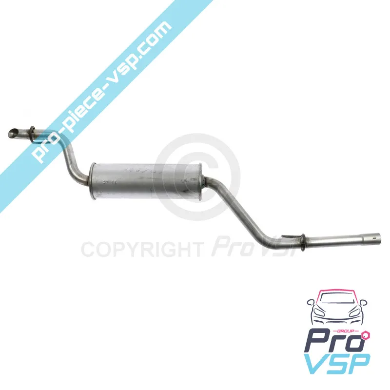 Exhaust silencer for JDM aloes and roxsy