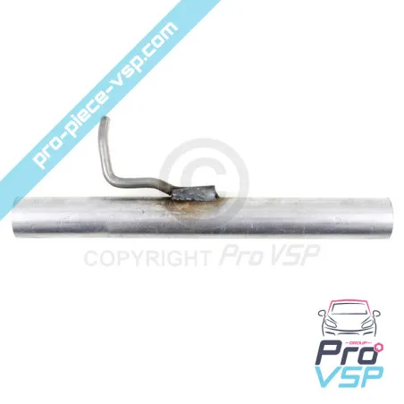 Tubo de unión de escape para Microcar Mc1 y Mc2 motorizado Lombardini y cuna de hierro