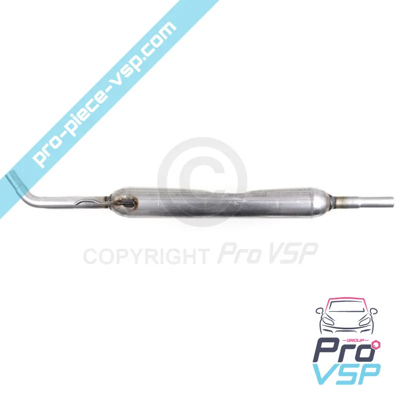 Intermediate silencer for aixam 400sl , 400evo and 500.4