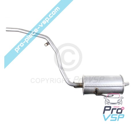 Hinterer Schalldämpfer für aixam 400 400evo 400.4