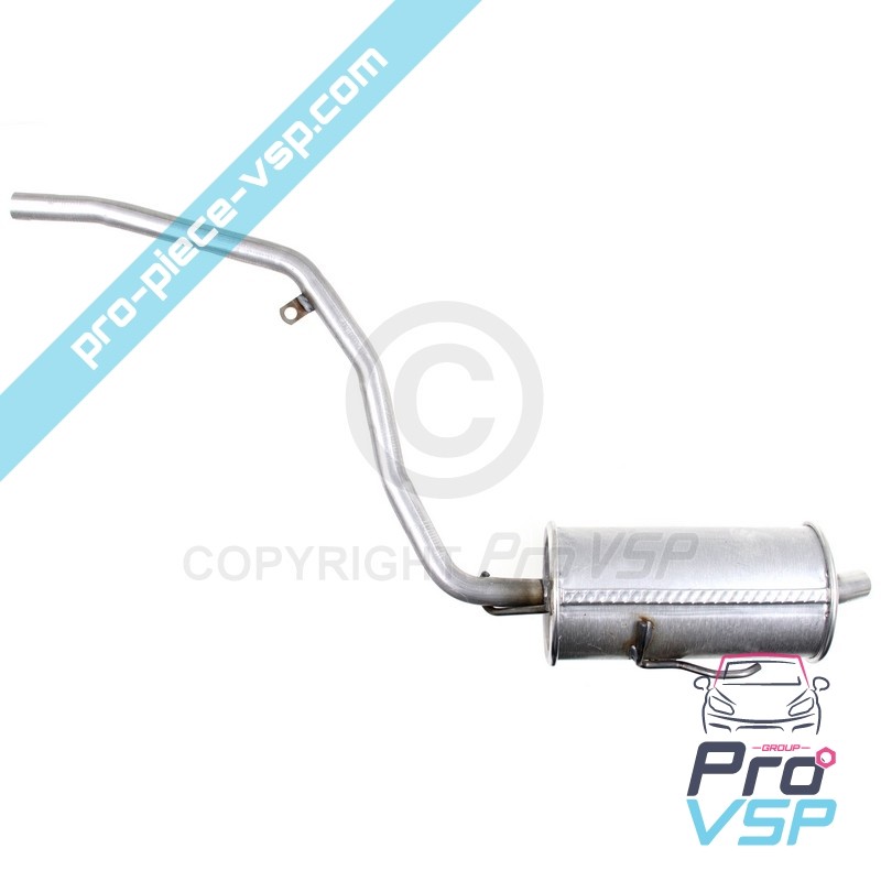 Hinterer Schalldämpfer für aixam 400 400evo 400.4