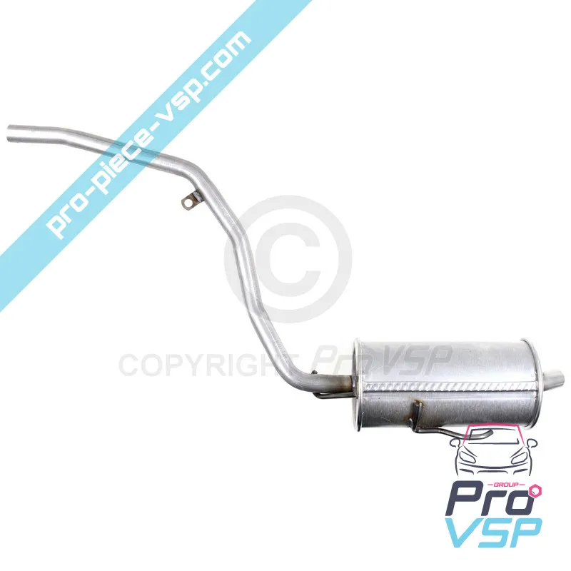 Hinterer Schalldämpfer für aixam 400 400evo 400.4