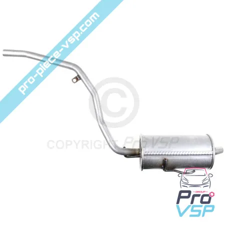 Silenciador traseiro para aixam 400 400evo 400.4