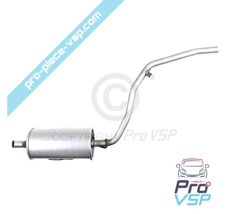 Hinterer Schalldämpfer für aixam 400 400evo 400.4