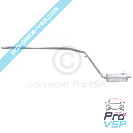 Rear silencer for Aixam 400