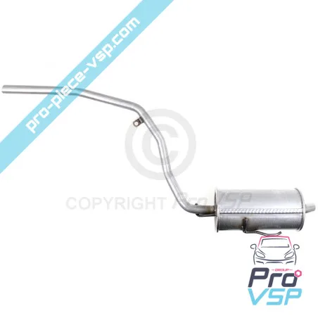 Silenziatore posteriore per aixam 500.4 e 500.5