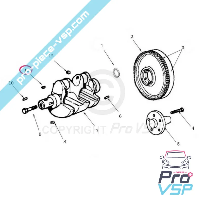 Lombardini crankshaft key focs and progress