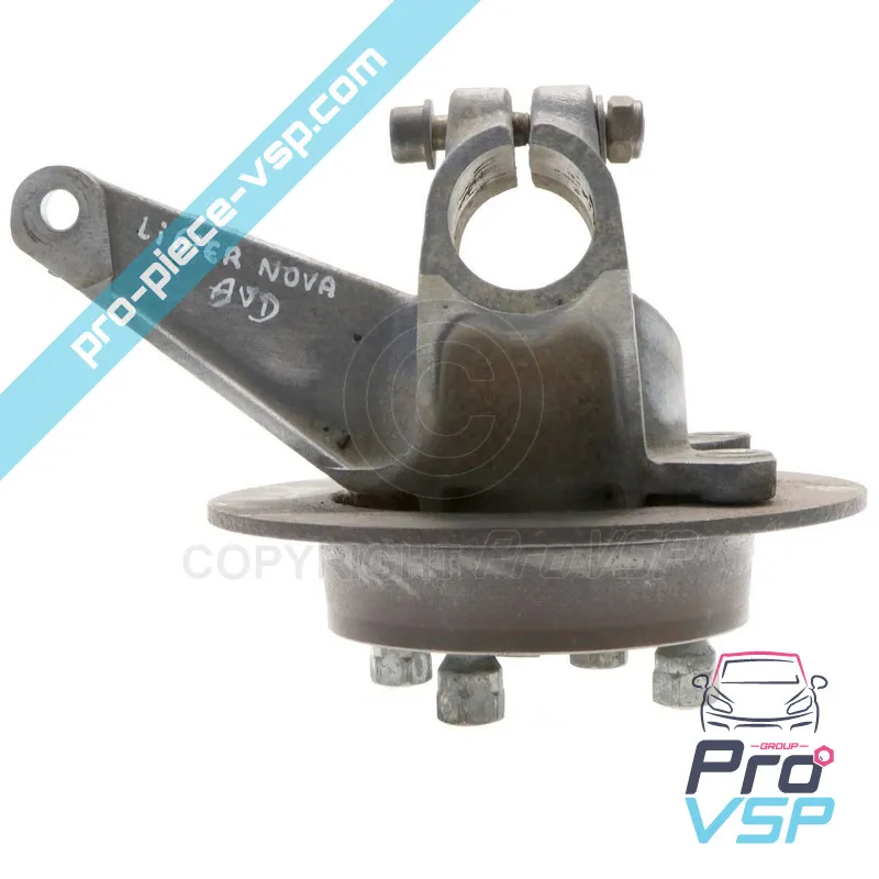 HUB + Disco de travão dianteiro direito usado para ligier nova