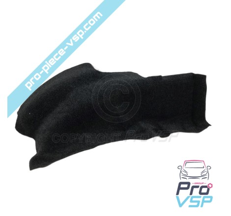 Right rear wheel pass carpet