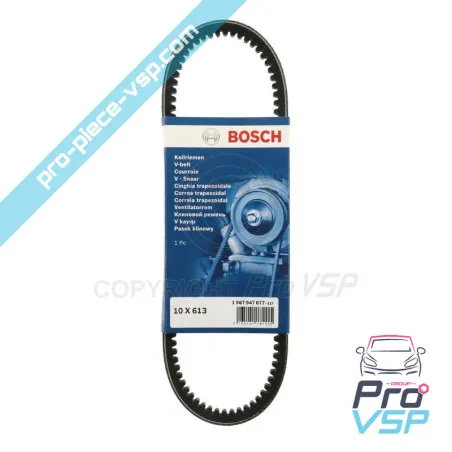 Courroie de ventilateur pour microcar mgo ligier xpro