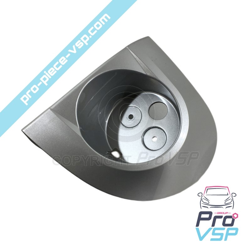 Chrome rear light hubcap straight