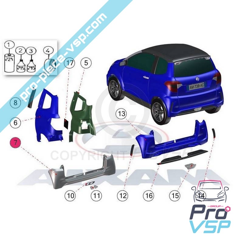 Rear bumper