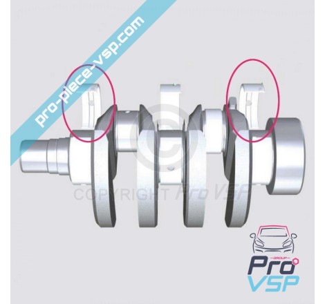 Crankshaft exterior pad