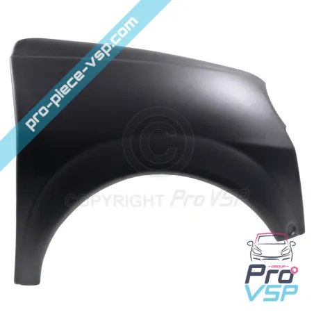 Right front wing adaptable plastic ABS for Aixam