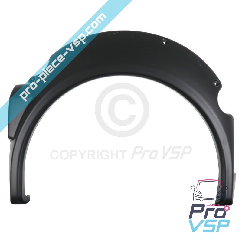 Right rear wing extension adaptable ABS plastic for Aixam City Sport Scouty Dr.