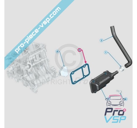 Breather lid gasket