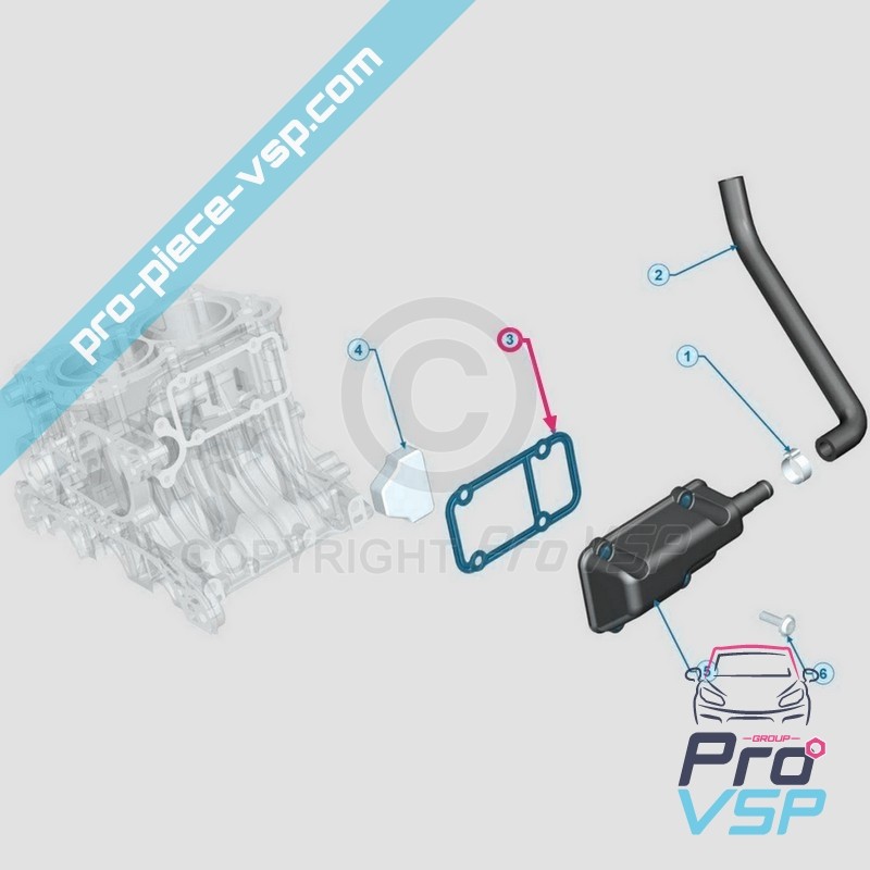 Breather lid gasket