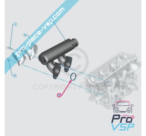 Lombardini Engine Intake Collector Dichtung dci