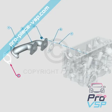 Lombardini exhaust seal dci