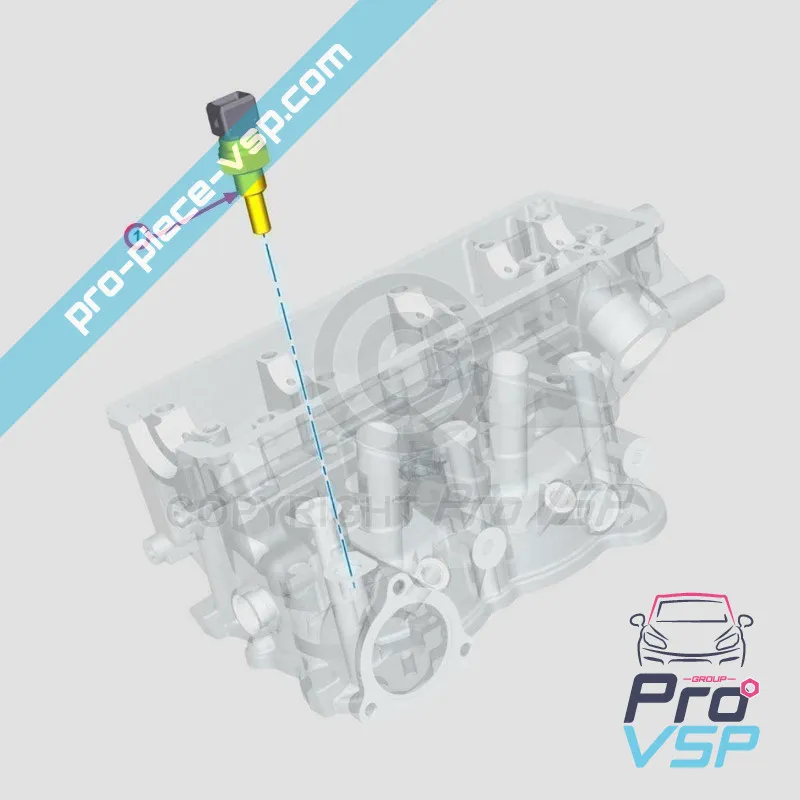 Sensor de temperatura da água do motor Lombardini dci