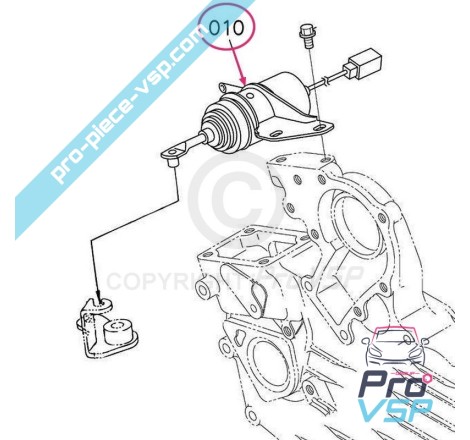 Parada do motor adaptável para aixam