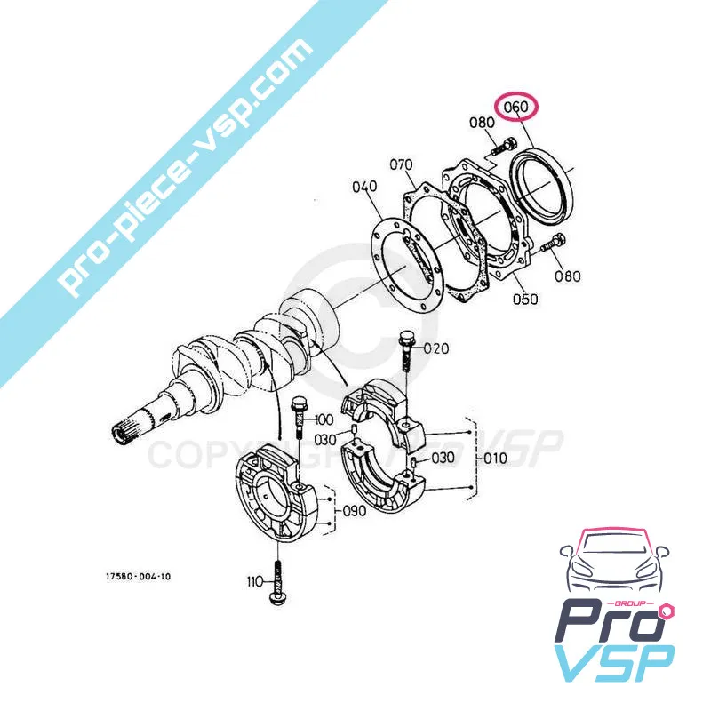 Joint spi villebrequin moteur kubota