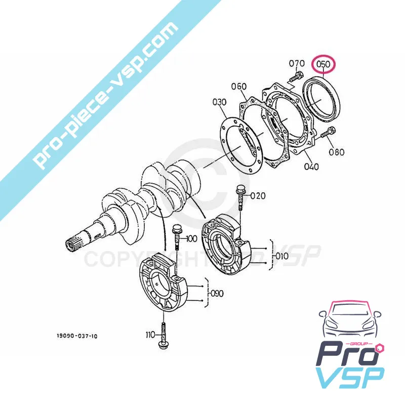 Sigillo Spi Villeblack per motore kubota z482