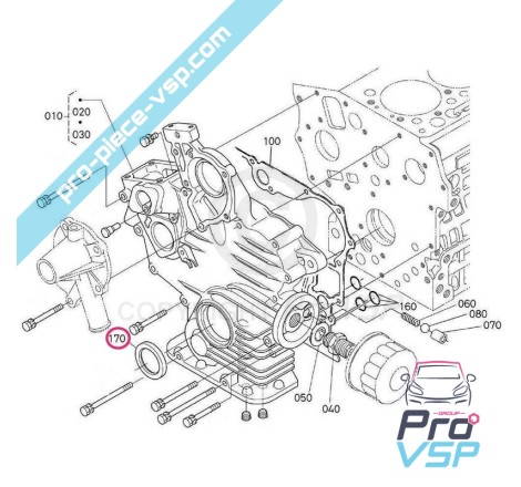 Joint spi carter distribution kubota