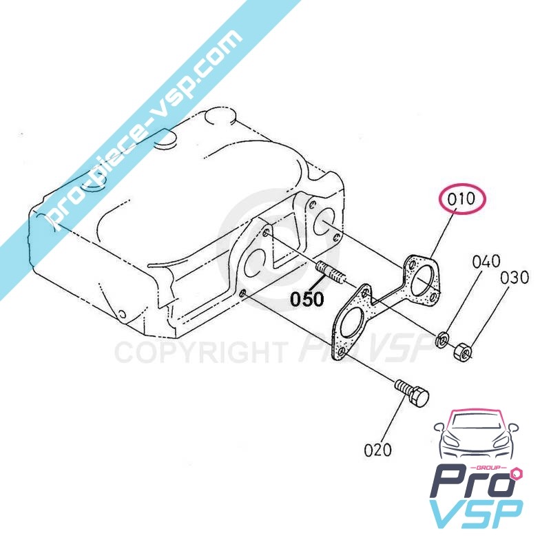 Exhaust manifold gasket