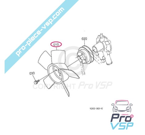 Propulsor de enfriamiento original