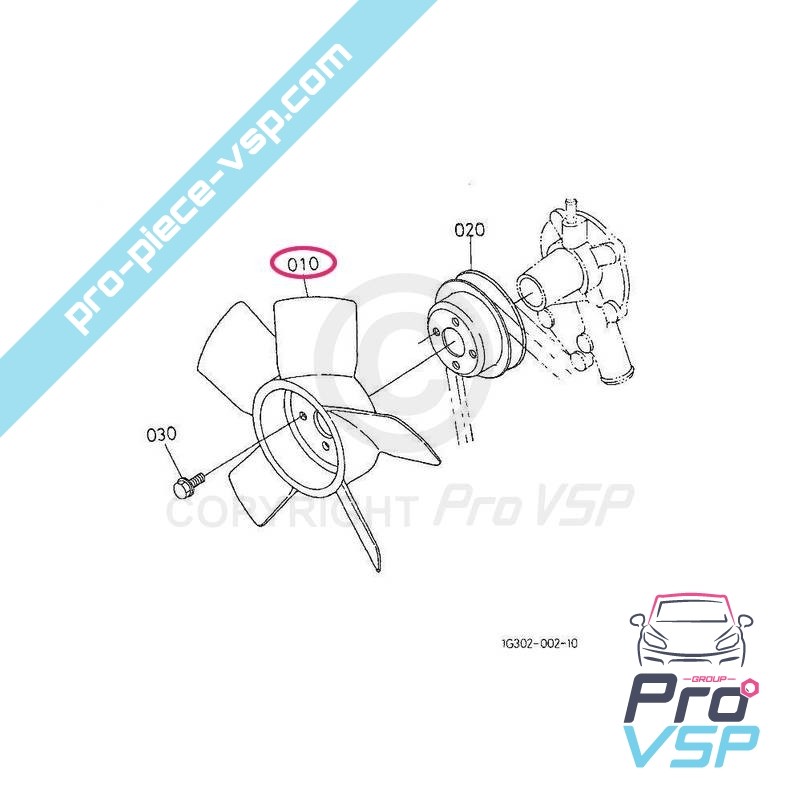 Propulsor de enfriamiento original