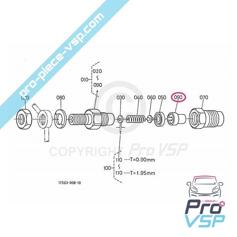 Nez d'injecteur origine