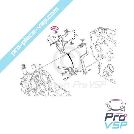 Ressort de démarrage moteur kubota z482