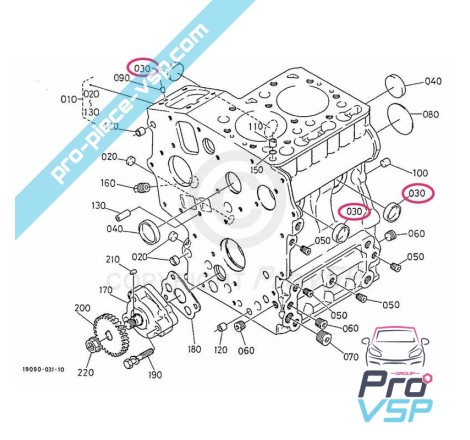 Pastille de sablage kubota diamètre 20mm