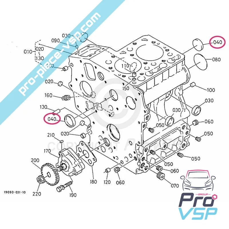 Pellet di sabbiatura kubota Diametro 28 mm