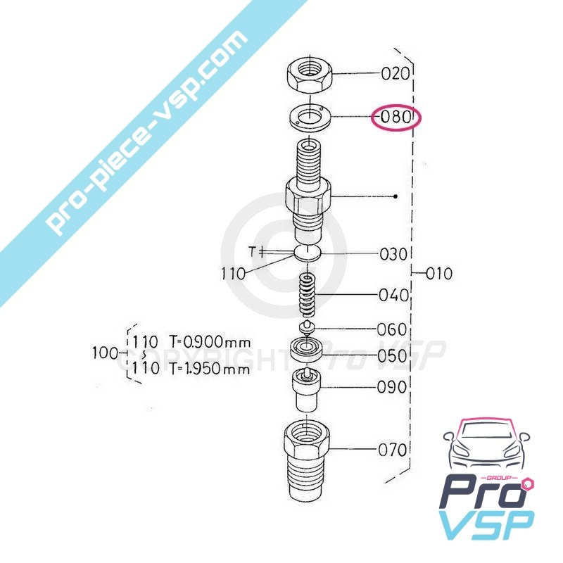 Joint injector hose